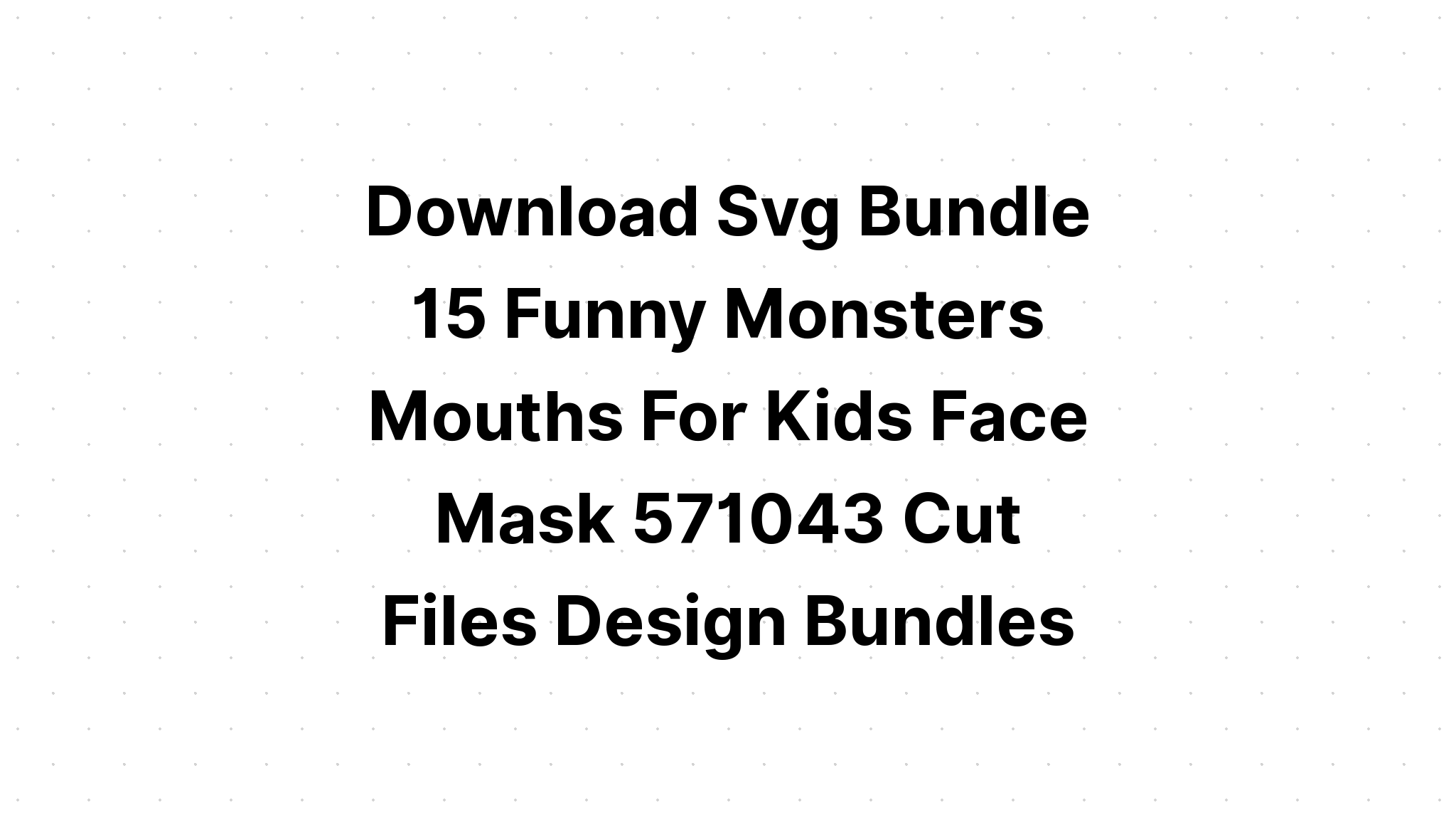 Download Funny Faces Bundle SVG File